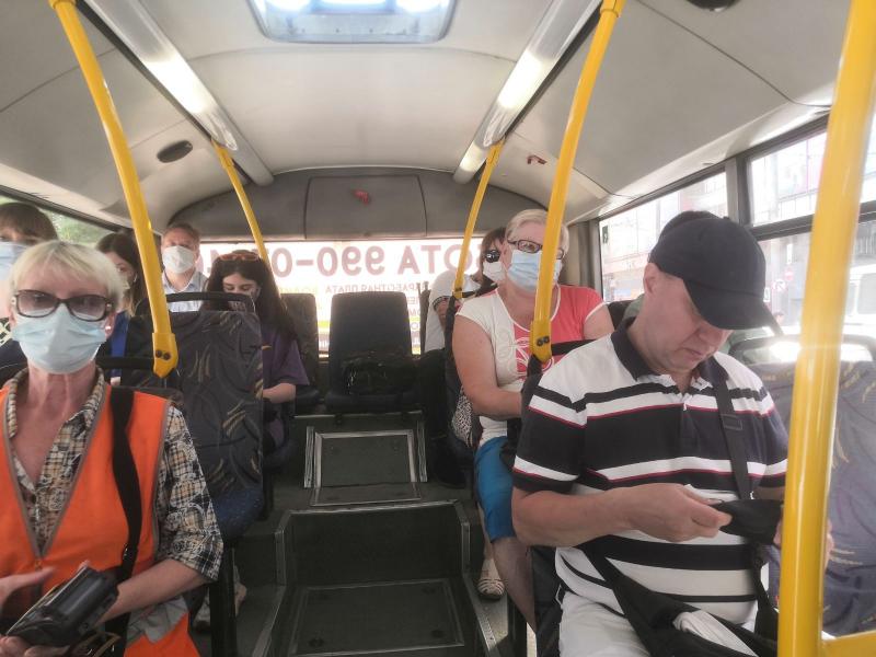 В Самаре составили 388 протоколов на пассажиров транспорта без масок