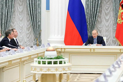 Дмитрий Азаров принимает участие в заседании Совета при президенте РФ