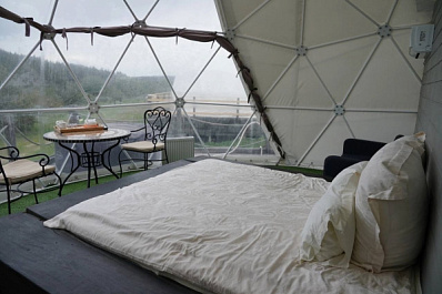 Самарская область лидирует по росту спроса на глэмпинги