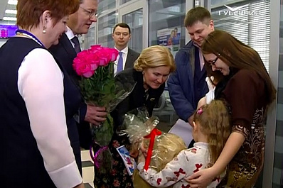 Вице-премьер Ольга Голодец посетила самую крупную школу в Самаре