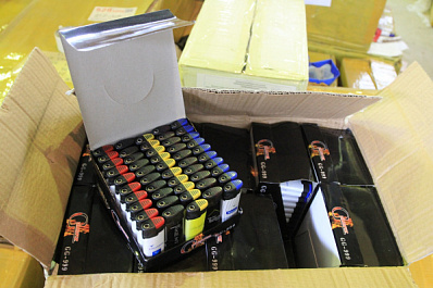 В Самарской области задержали партию контрафактных зажигалок