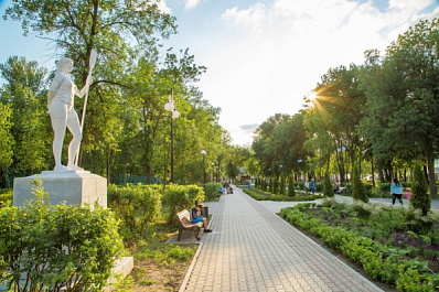 Летом в Жигулевске творческие вечера проходят в благоустроенном парке 