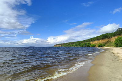 В Самарской области вода в Волге прогрелась до 23 градусов