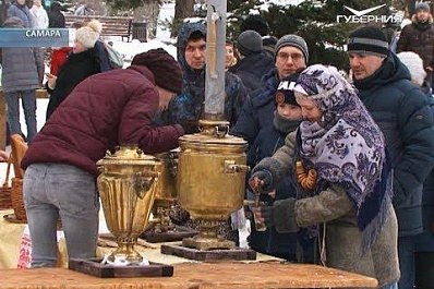 В Загородном парке прошел фестиваль "Славянская зима"