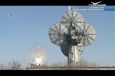 С космодрома Байконур успешно стартовала ракета-носитель Союз-ФГ