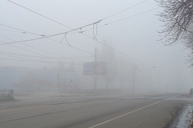 Плотный туман окутает Самарскую область 16 марта