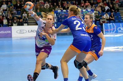 Гандболистки из Дании прибыли в Тольятти на матч четвертьфинала Евролиги