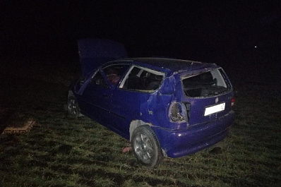 Водитель погиб: в Самарской области машина улетела в кювет и перевернулась