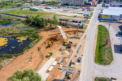 Благоустройство парка на кинельском озере Крымском планируют завершить к сентябрю 