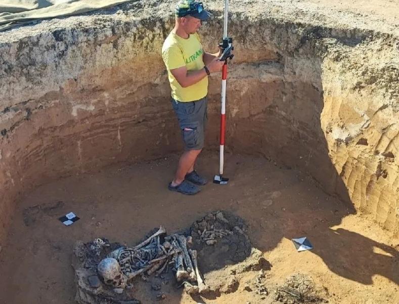 Самарские археологи нашли скелет 30-летнего мужчины – жителя бронзового века