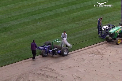 Искусственное солнце для газона на Самара Арене пока использовать не будут