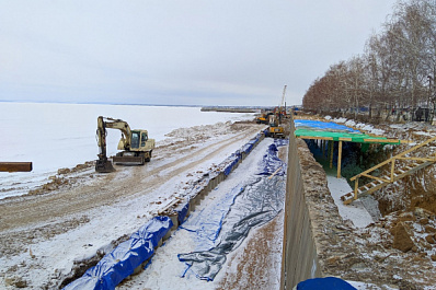 В Тольятти в Автозаводском районе активно ведут строительство второй очереди набережной