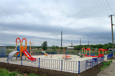 В Большеглушицком районе благоустраивают дворы и скверы