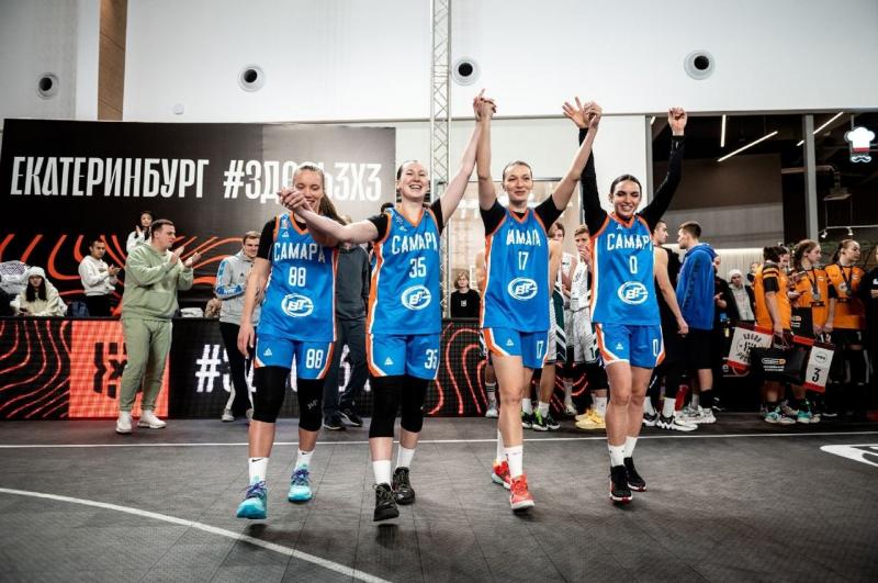 Баскетболистки "Самары" - обладательницы Кубка России по баскетболу 3х3