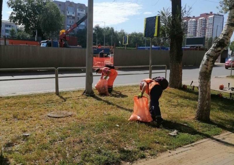 Урны на участке реконструкции на Ново-Садовой будут убирать регулярно благодаря сигналам из ЦУР Самарской области