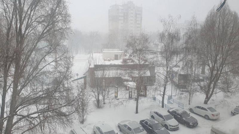 Самарскую область 27 марта накроет метель, мокрый снег с дождем и сильный ветер 