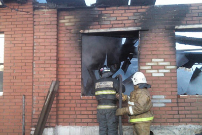 Под Тольятти 22 пожарных тушили частный дом