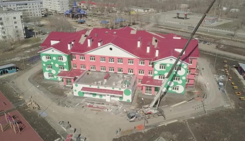 Здание нового детского сада в Чапаевске готово почти на 95 %