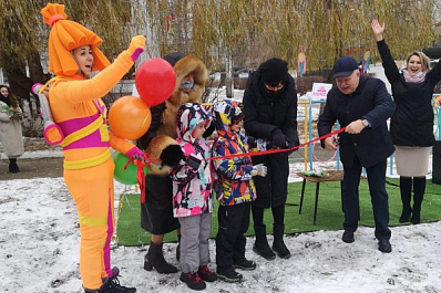 В Тольятти появилась специальная детская площадка для малышей, имеющих проблемы со зрением