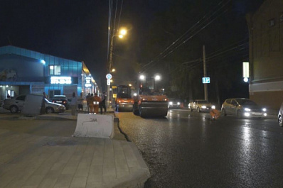 В Самаре за год отремонтировали 45 участков дорог