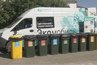 Экомобиль переправился через Волгу и прибыл в село Рождествено