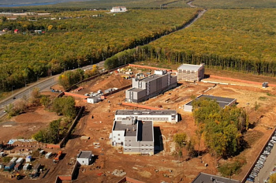 В Самаре для будущего комплекса ГИБДД построили два здания у "Солидарность Арены"