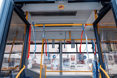 В Самаре троллейбусы и трамваи украсили в честь Дня Победы