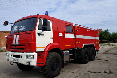 На пожарную химическую станцию в Красноярском районе поступает новая техника