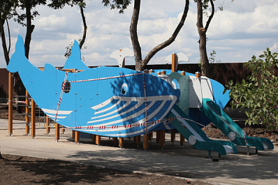 В Самаре в сквере на Авроре появятся гирлянды в виде звездного неба