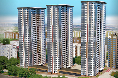 Появились эскизы 32-этажек, которые построят на Антонова-Овсеенко