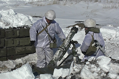 Под Самарой прошли учения миномётных подразделений ЦВО