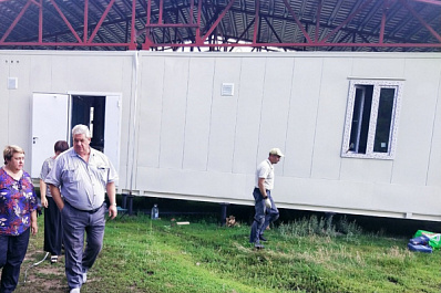 В Елховском районе идет строительство еще одного модульного ФАПа 