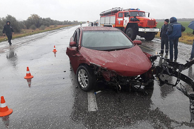 Появились фото страшной аварии на М5 с тремя погибшими