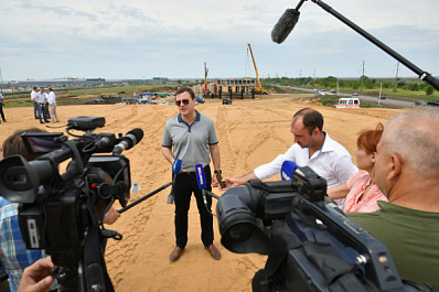Губернатор оценил ход строительства трассы Тольятти - Ягодное