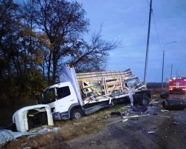 В Самарской области на трассе М5 столкнулись два большегруза