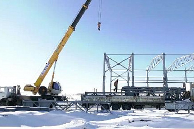 Строительство нового завода в индустриальном парке "Чапаевск" идет полным ходом