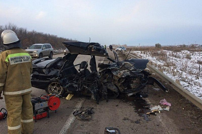 Три человека погибли сегодня утром в ДТП на территории Кинель-Черкасского района