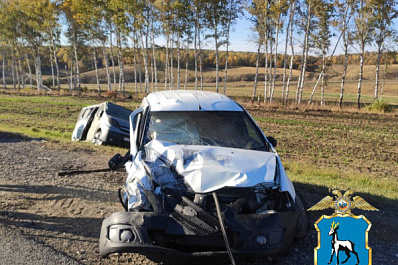 В Самарской области на трассе М5 произошло массовое ДТП с фурой