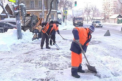 С улиц Самары за сутки вывезено 14 тыс. тонн снега
