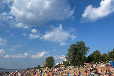 На пляже I очереди набережной Самары в июле 2022 года вода не соответствует санитарным требованиям