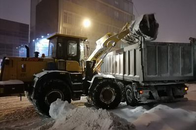 В Самаре вывезут снег с 19 дорожных участков в ночь с 28 на 29 марта