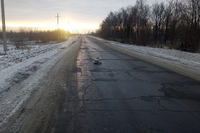 Утром в Самарской области Калина сбила пешехода