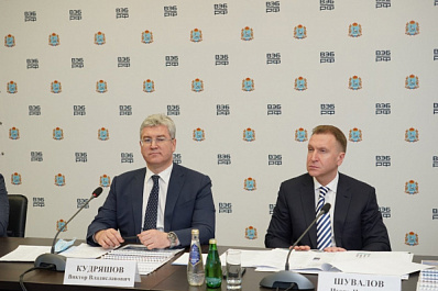 Председатель ВЭБ Игорь Шувалов дал старт новому производству на "КуйбышевАзоте"