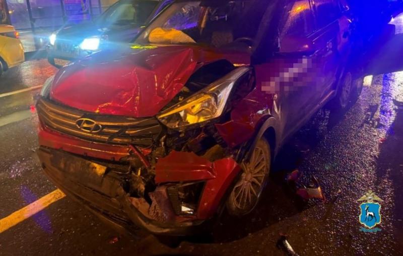 В Самаре 4 иномарки попали в массовое ДТП