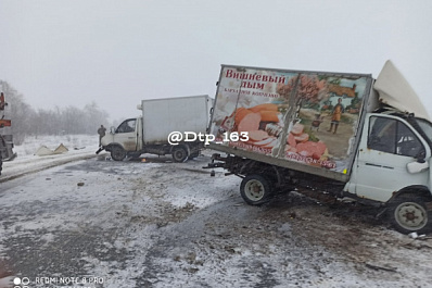 Жесткое ДТП на трассе: в Самарской области столкнулись две "Газели"