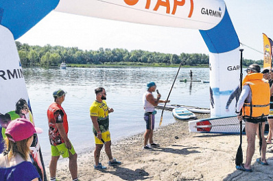 Участники "Рождественских встреч" гонялись на досках