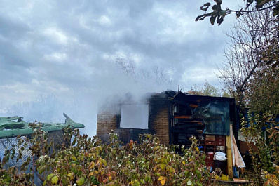 В Безенчукском районе огонь охватил 100 "квадратов" дачных домов