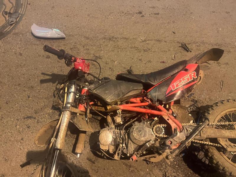 В Самаре в ДТП пострадал 12-летний мальчик на питбайке