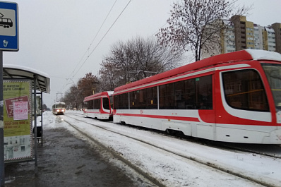 В Самаре демонтируют трамвайные пути на улице Галактионовской из-за строительства станции метро "Театральная"
