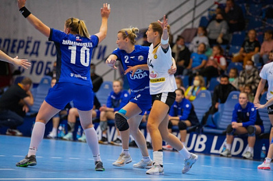 Гандбольная "Лада" проиграла участнику Лиги чемпионов